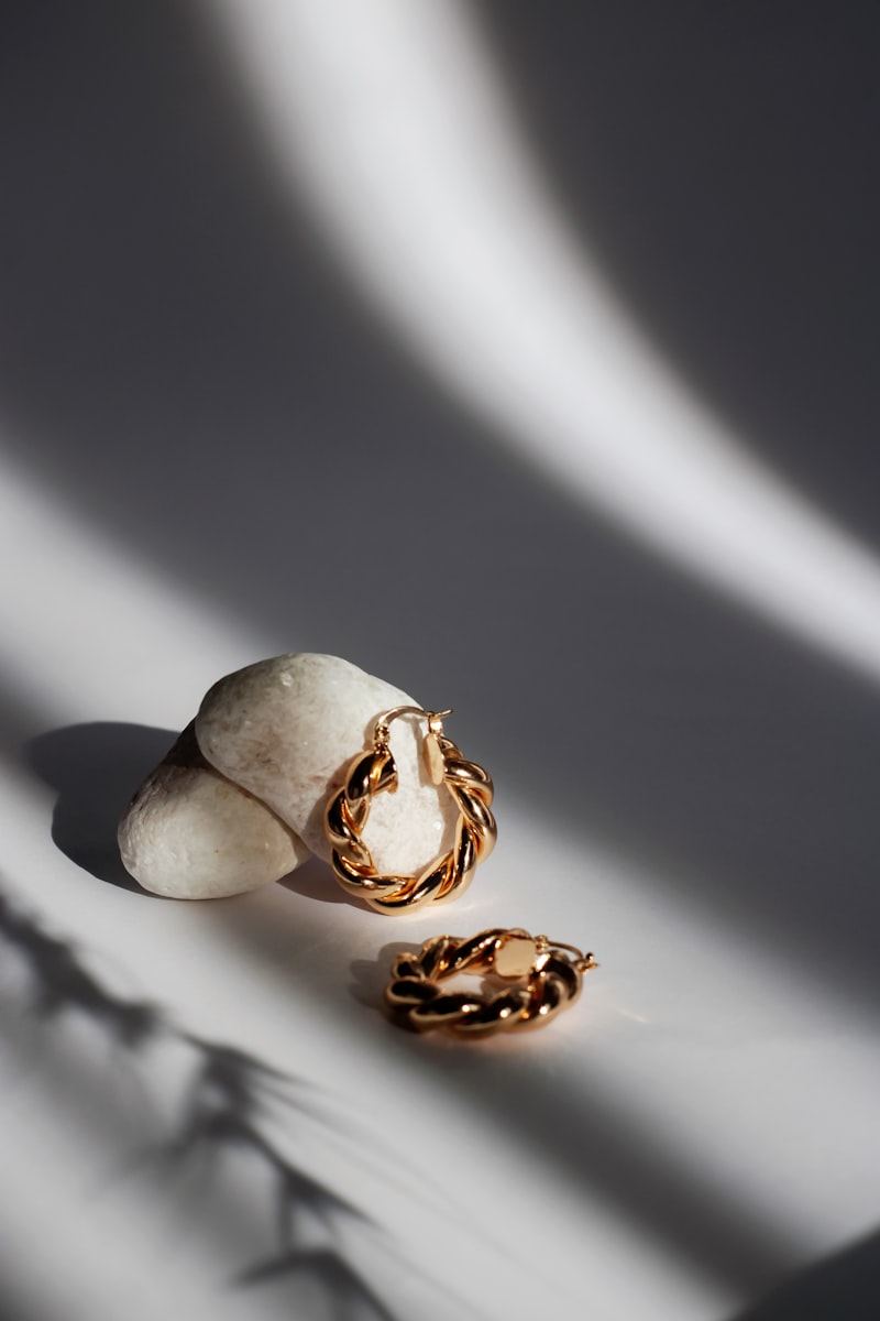 Golden Drop Earrings